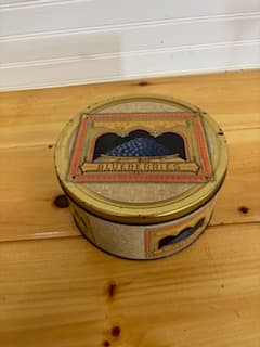 HK & FB Thurber & co. Fruit metal tin - Image 1