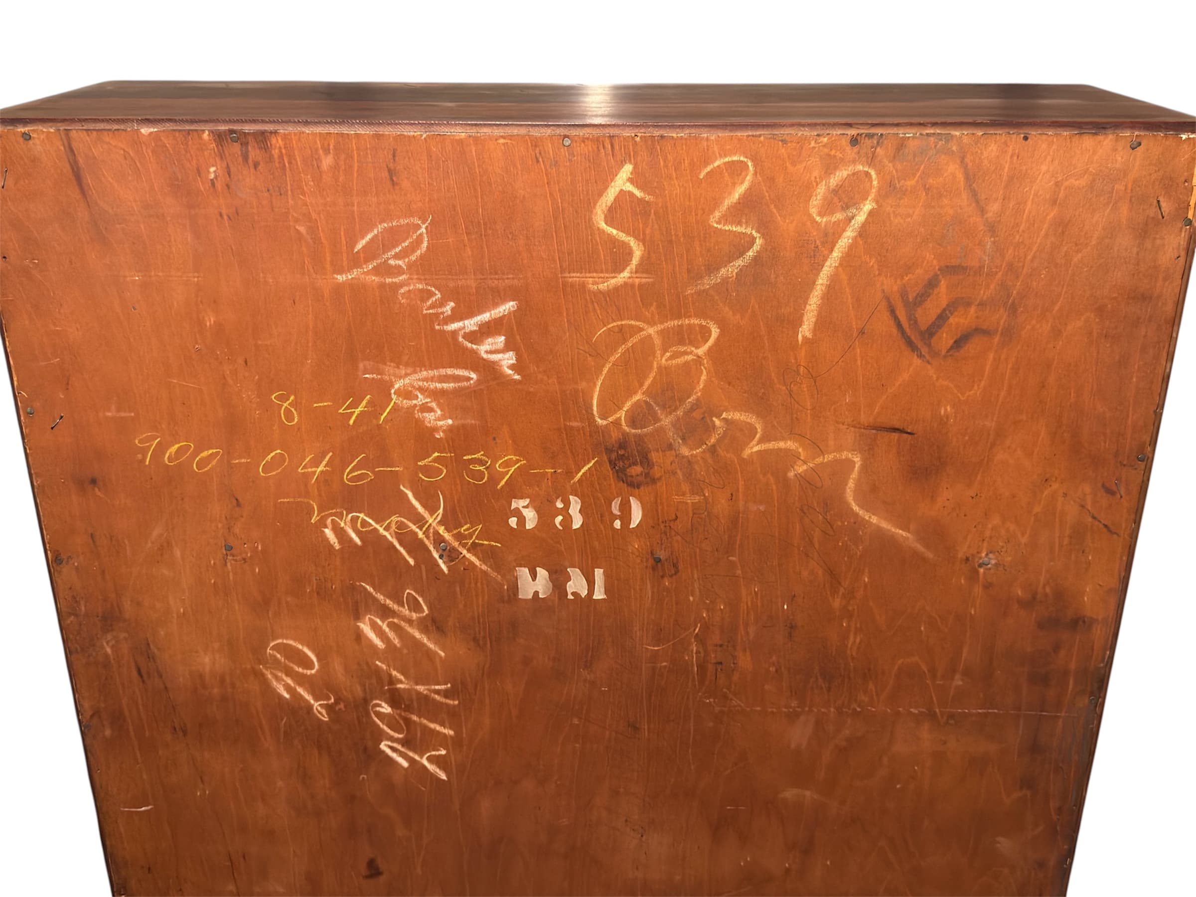 Vintage Mahogany Chippendale Style Secretary Desk – Ball & Claw Feet – Colonial Revival Drop Front Writing Desk - Thumbnail 10