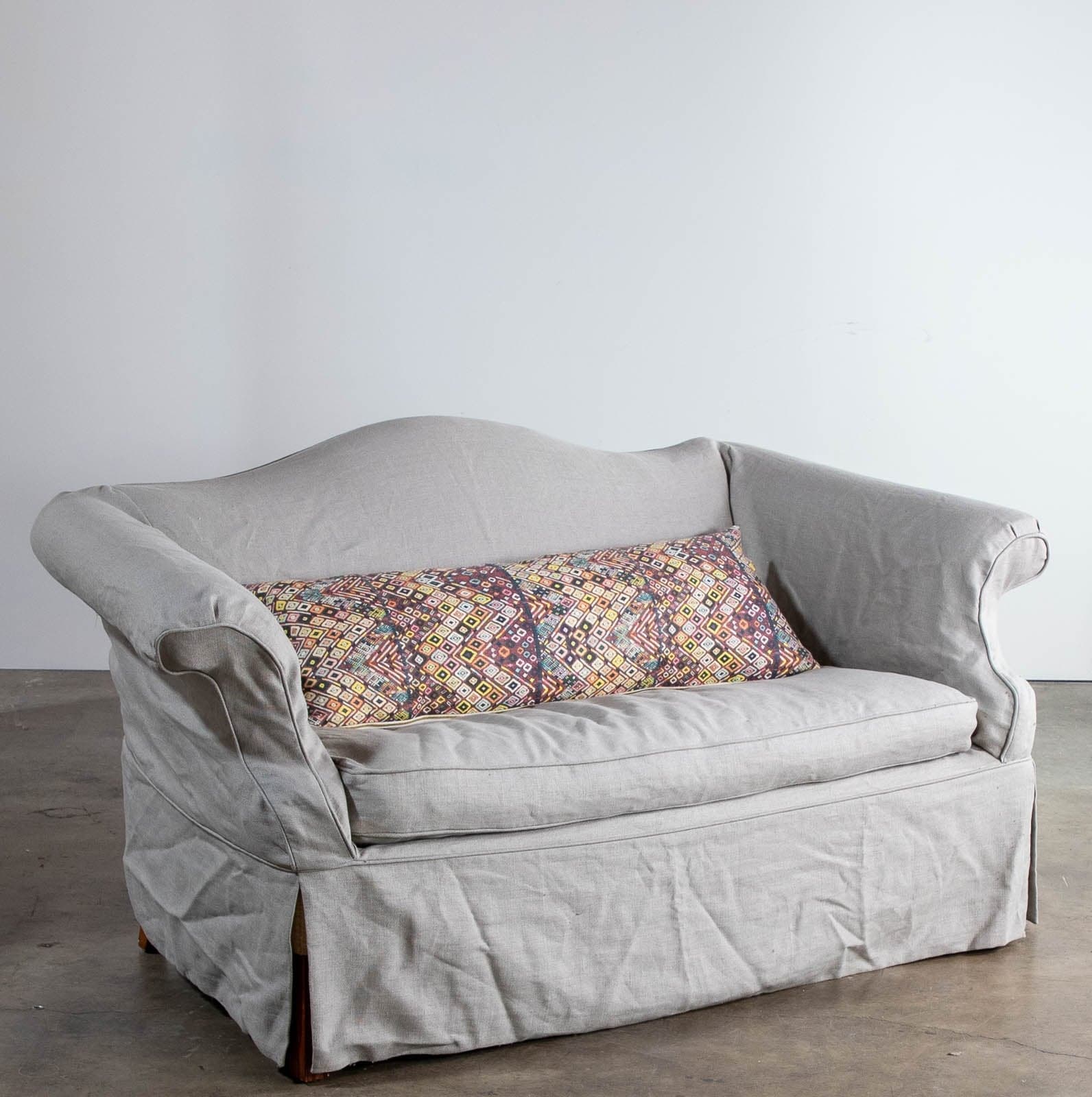 Victorian Loveseat with Serena & Lily Slipcover - Thumbnail 4