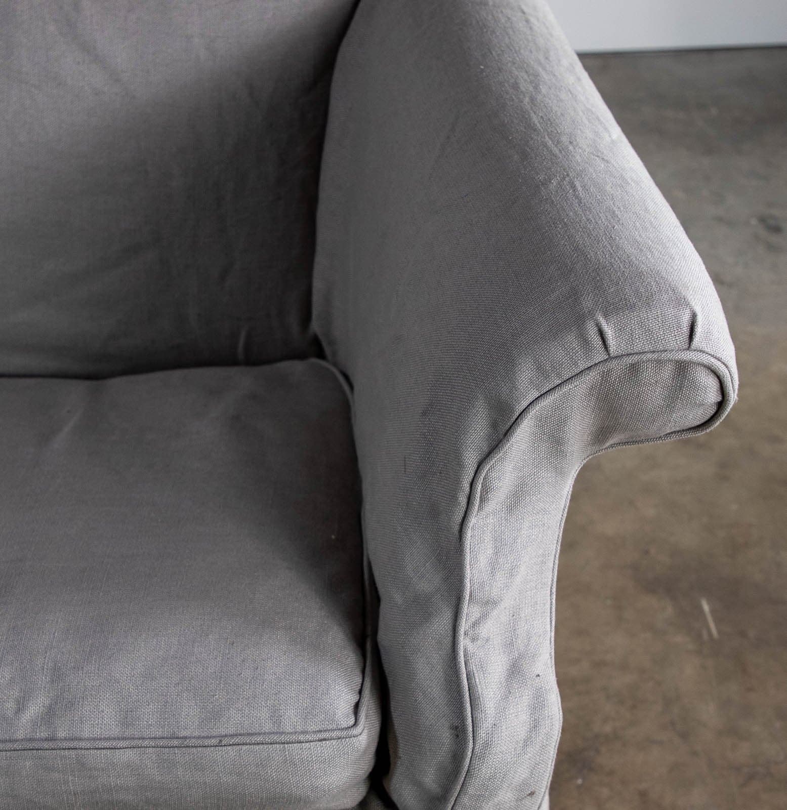 Victorian Loveseat with Serena & Lily Slipcover - Thumbnail 8