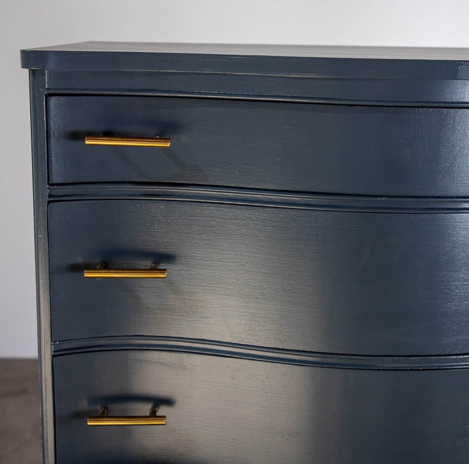 Painted Vintage Highboy Dresser - Railings, Farrow and Ball - Thumbnail 8