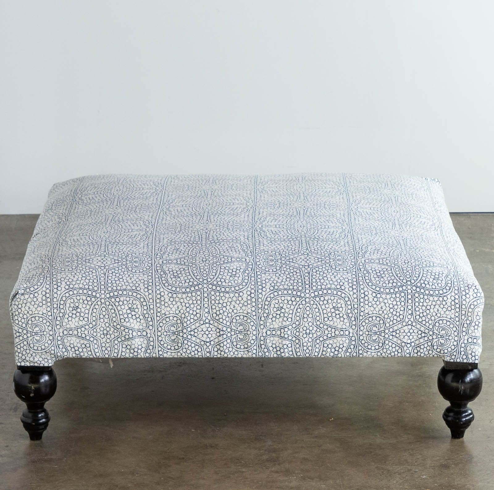 Upholstered Ottoman - Image 1