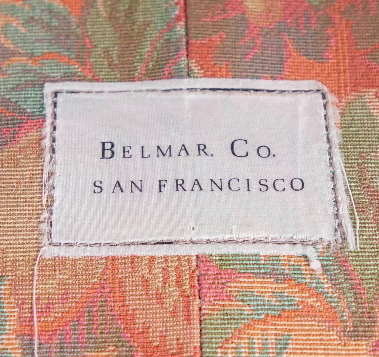 Floral Brocade Club Chair and Ottoman, by Belmar Co. of San Francisco - Thumbnail 7