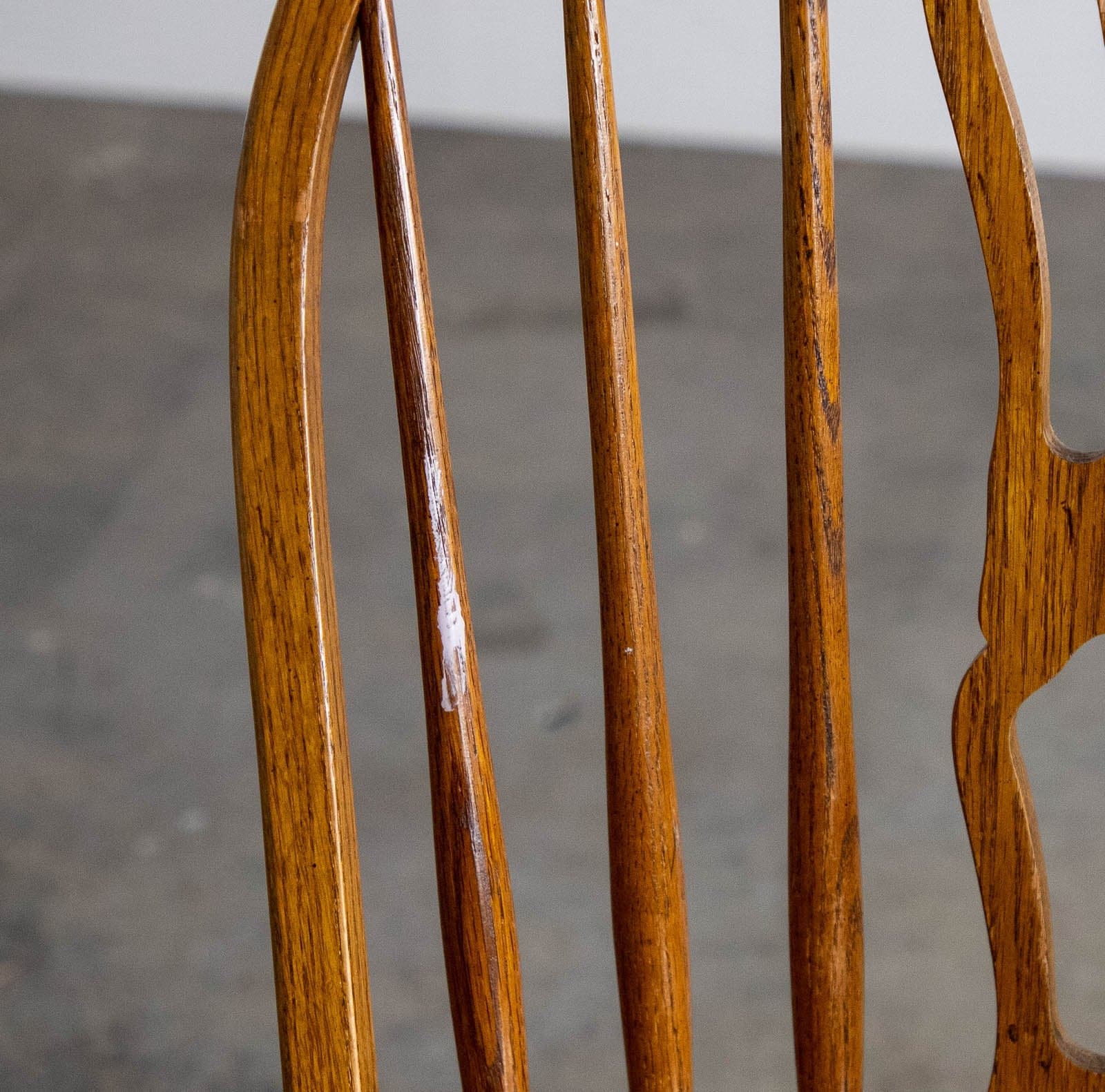 Oak Dining Table w/ Leaf  + 4 Chairs - Thumbnail 12