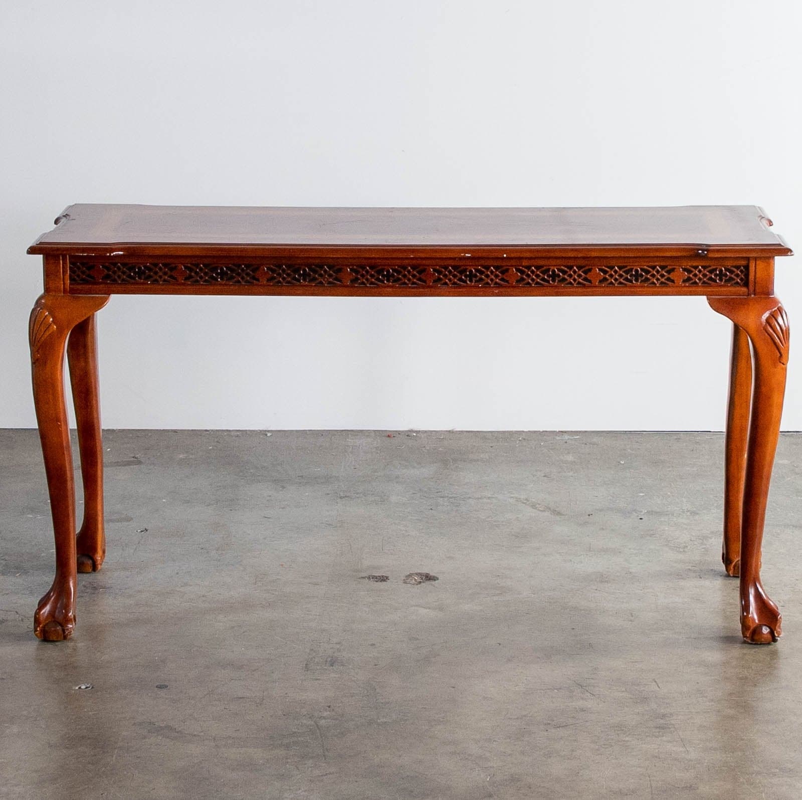 Wood Console Table - Image 1