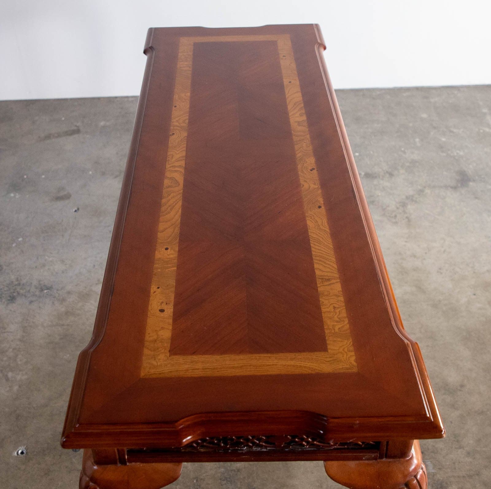 Wood Console Table - Thumbnail 4