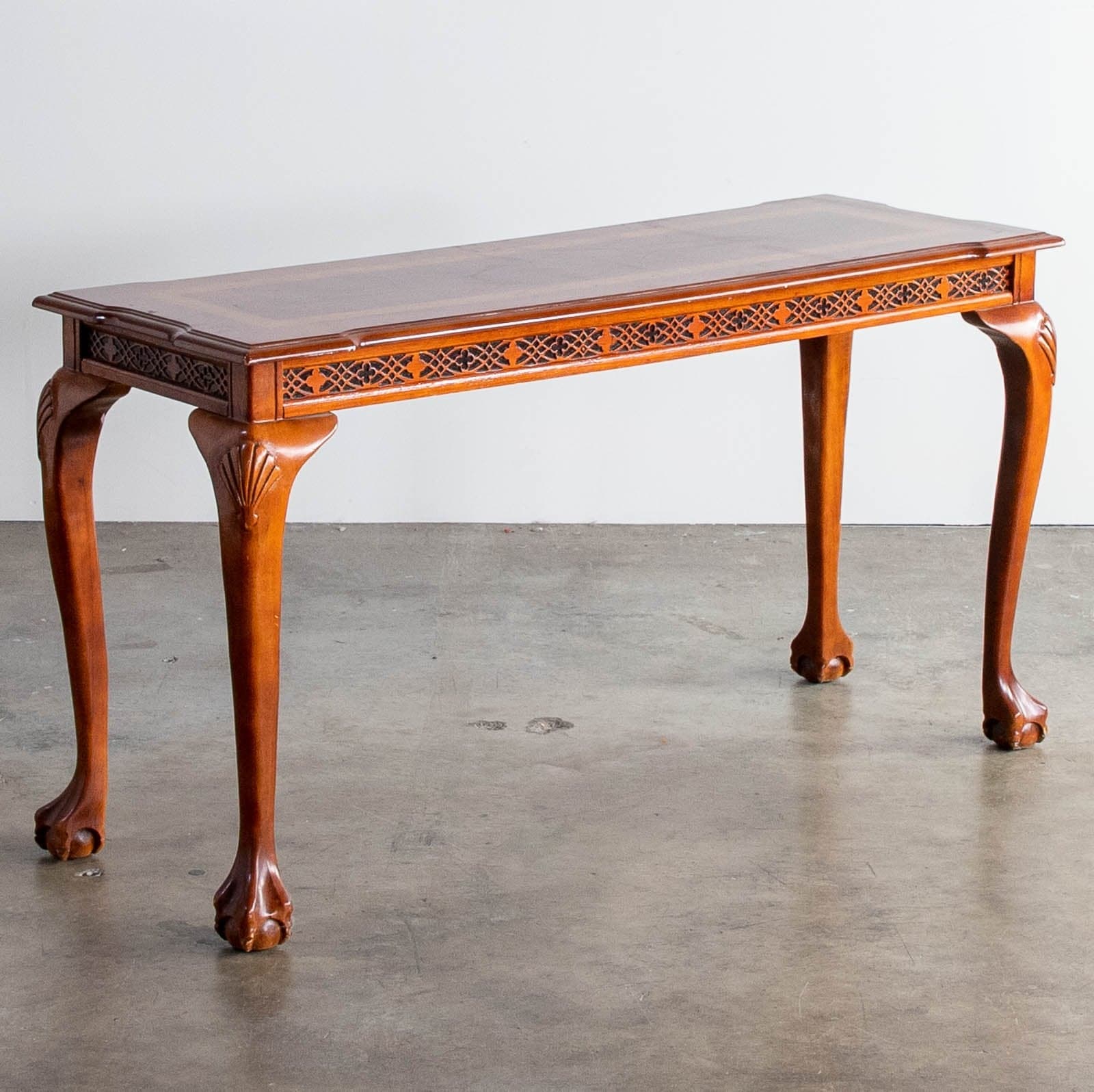 Wood Console Table - Thumbnail 2