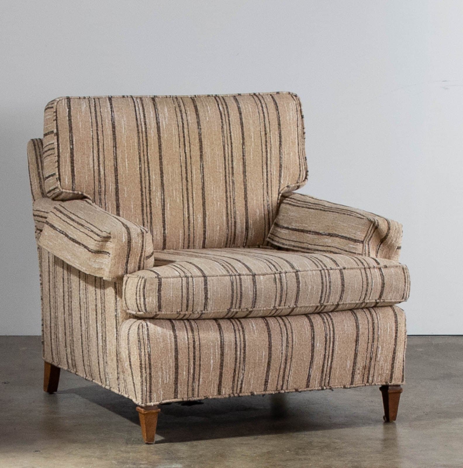 Pair of Upholstered Armchairs w/ 1 Ottoman - Thumbnail 5