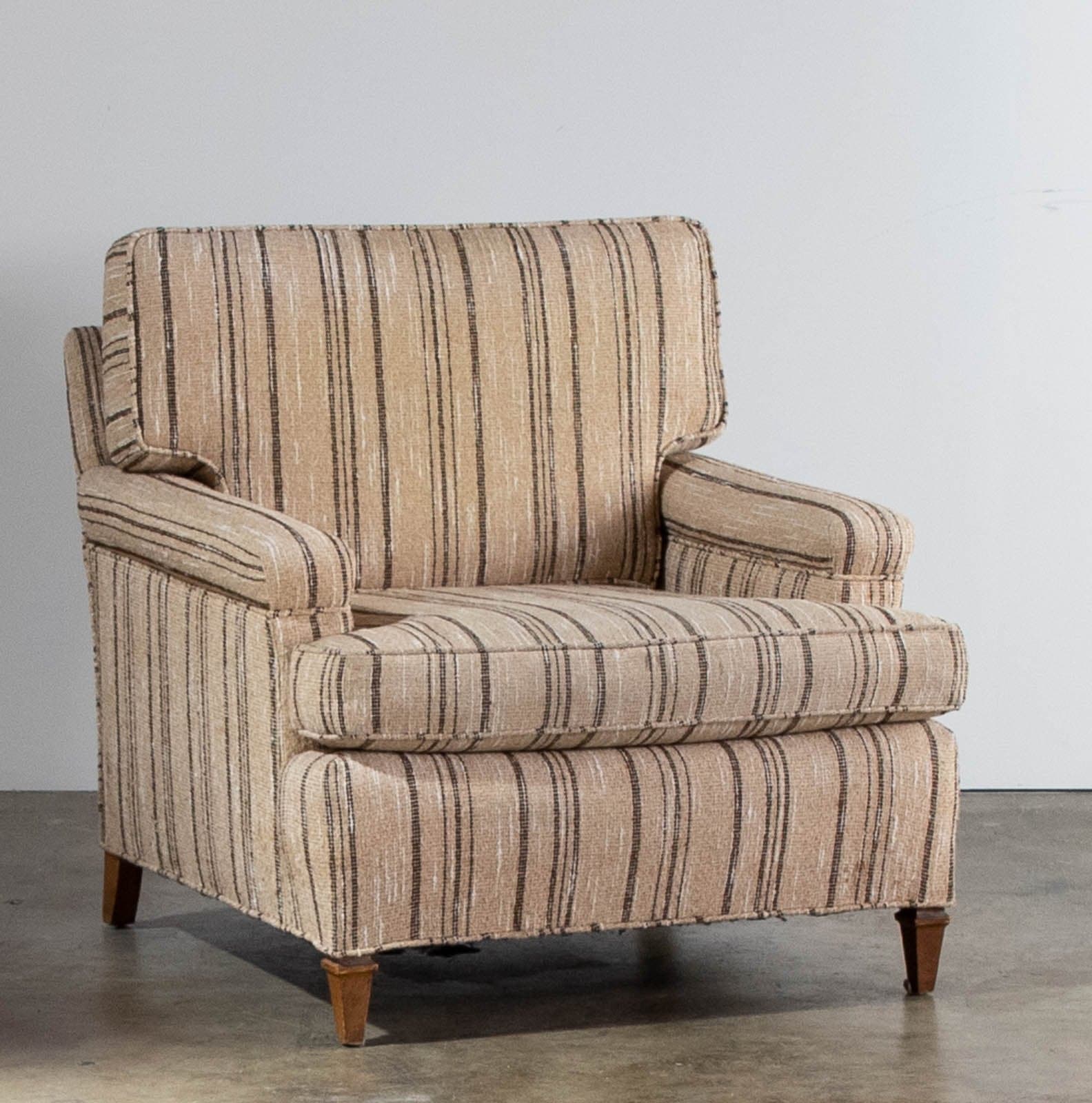 Pair of Upholstered Armchairs w/ 1 Ottoman - Thumbnail 4