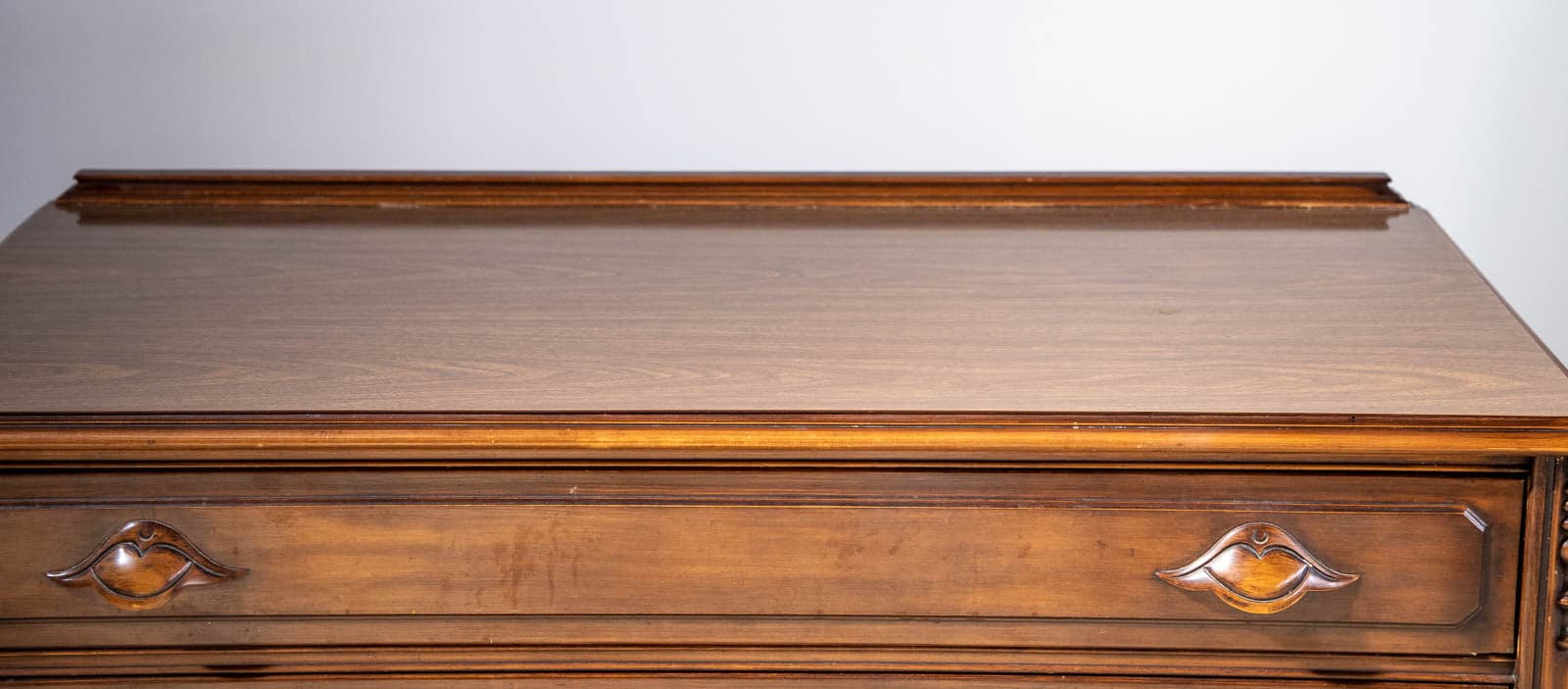 Vintage Wood Dresser with 3 Drawers - Thumbnail 4