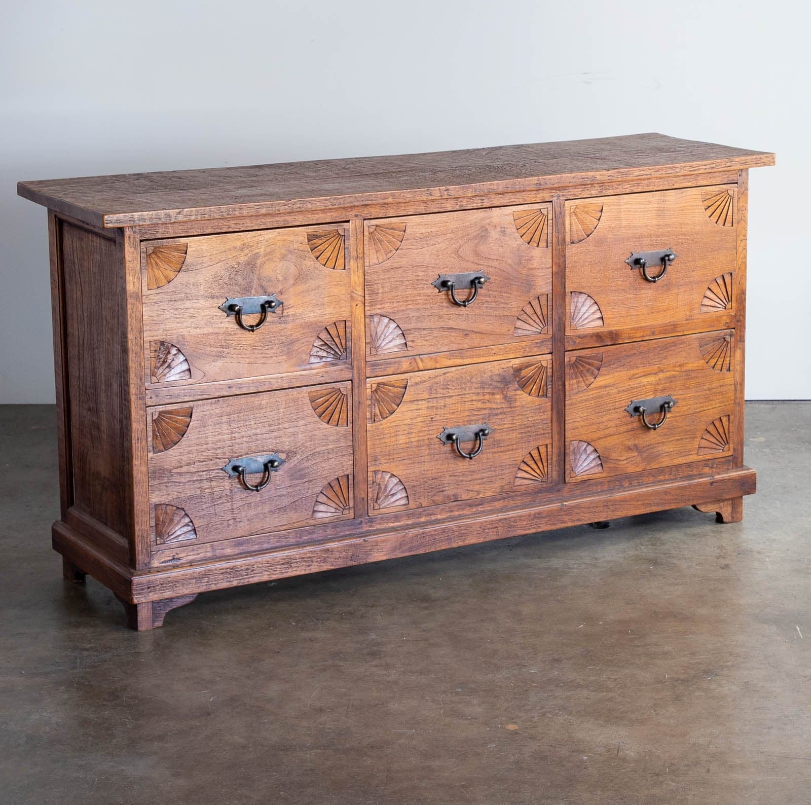 Solid Wood Sideboard / Dresser w/ 6 Drawers - Thumbnail 2