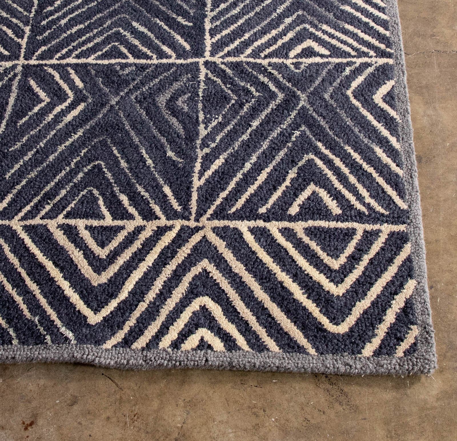 West Elm Zola Rug 5' x 8', Graphite - Thumbnail 2