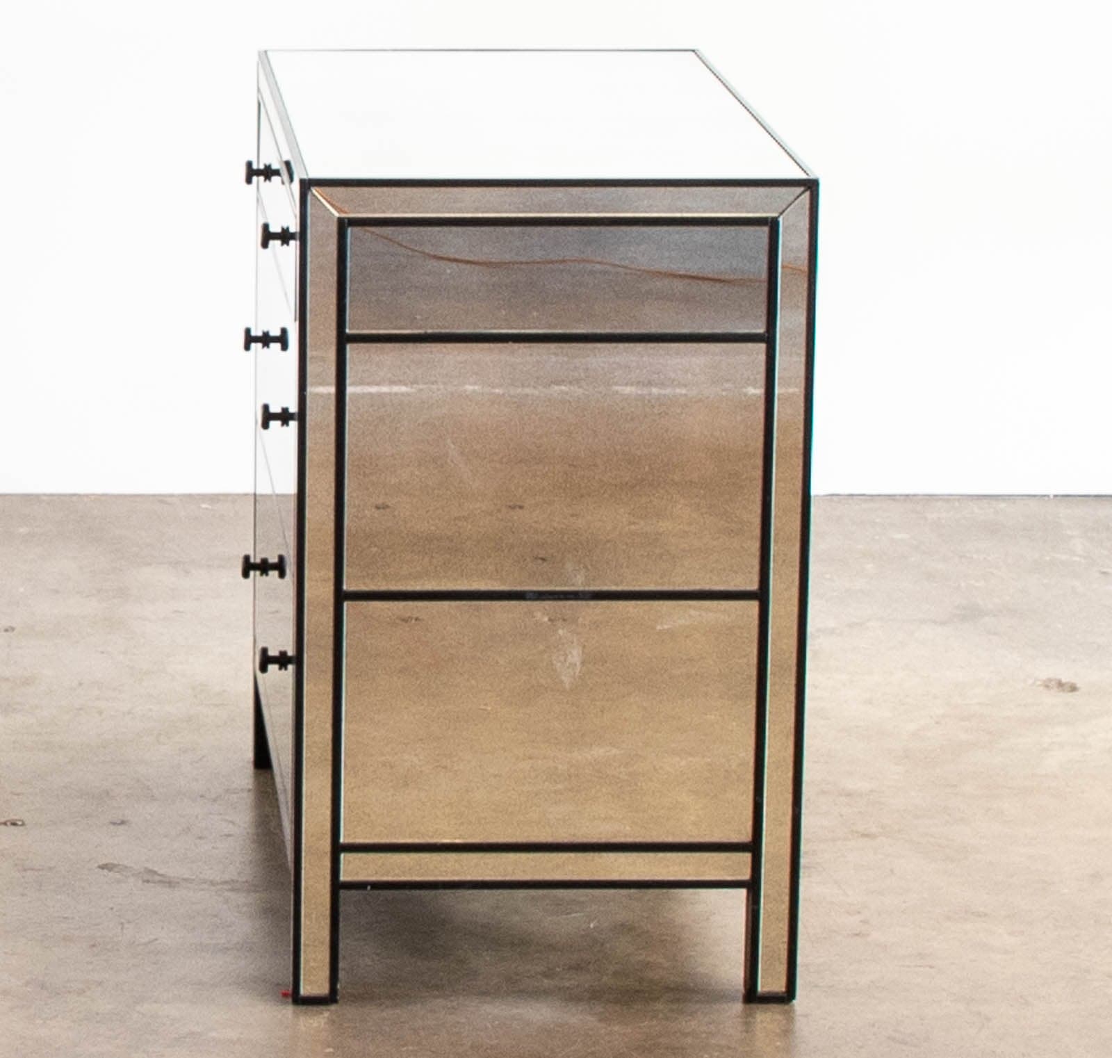 Mirrored Nightstand/Commode, ABC Carpet & Home (2 Available) - Thumbnail 2