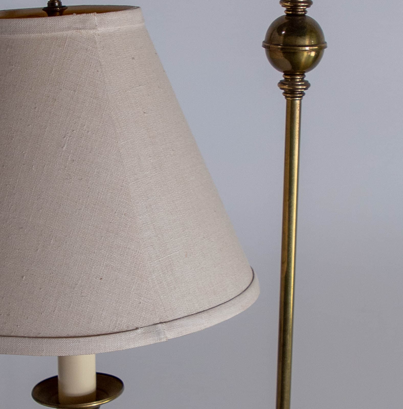 Vintage Floor Lamp with faux tortoise shell base - Thumbnail 8