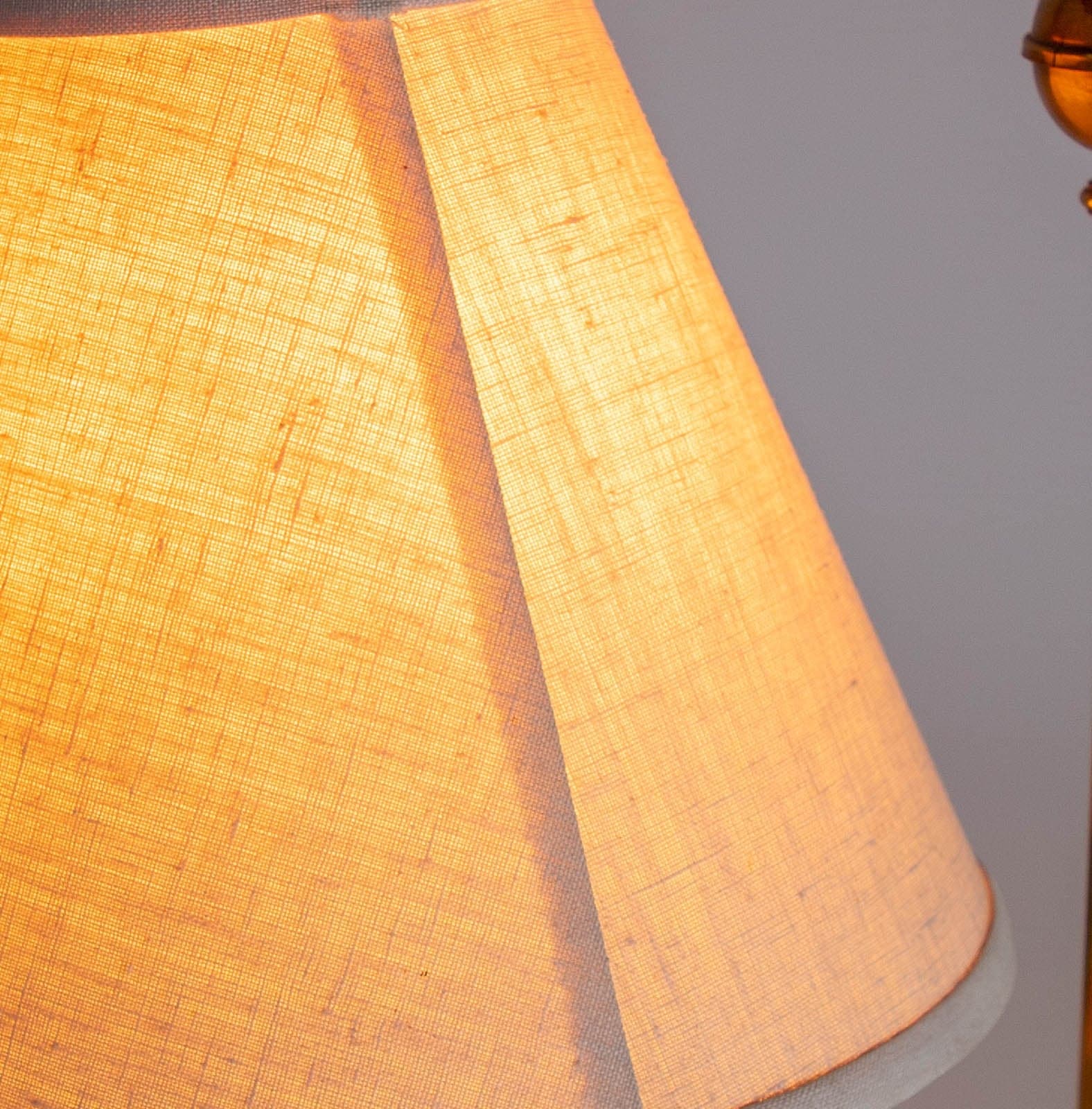 Vintage Floor Lamp with faux tortoise shell base - Thumbnail 6