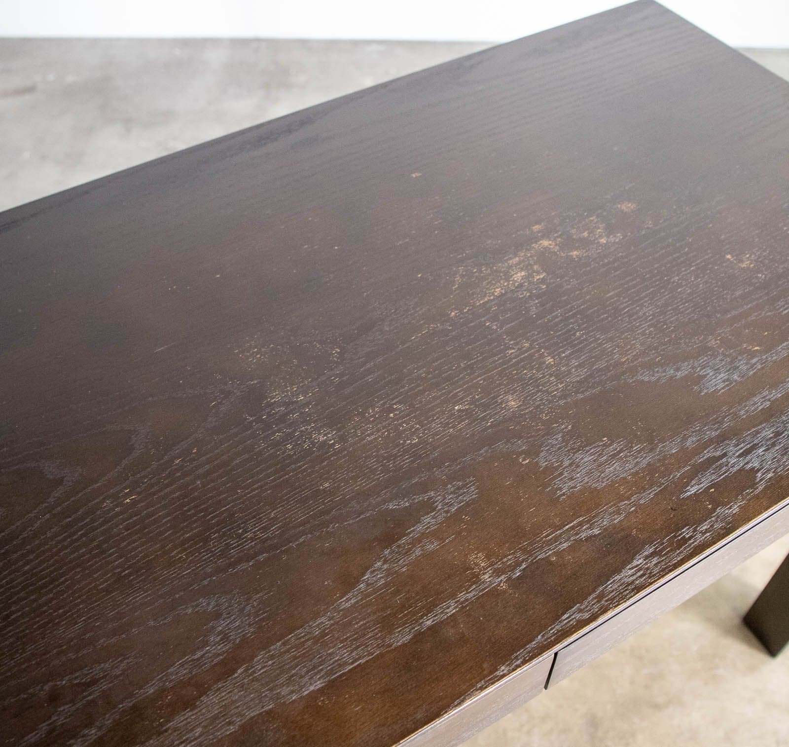 West Elm Parsons Desk with Two Drawers, Black - Thumbnail 7