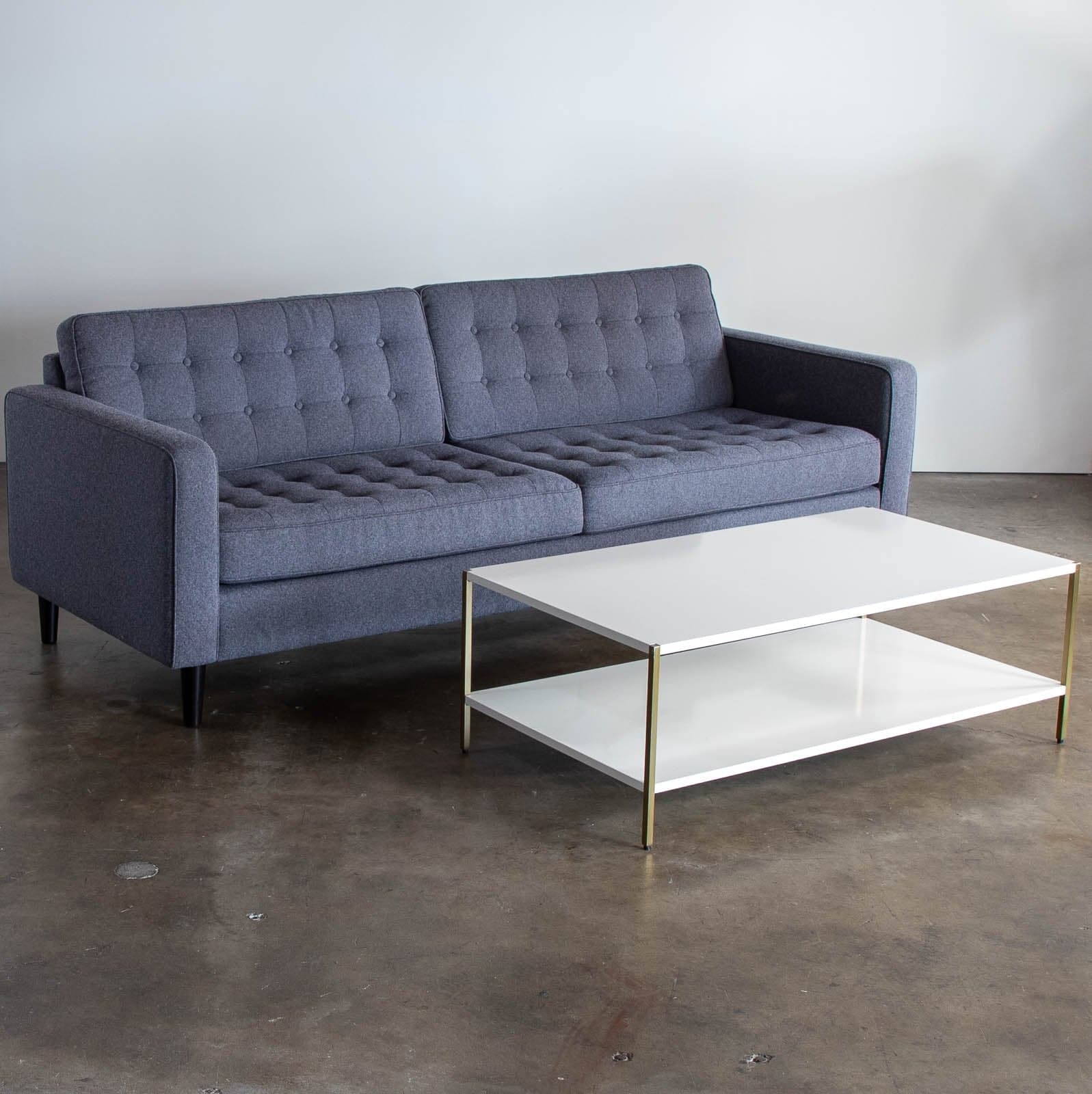 EQ3 Reverie 86" Sofa in Jet Ash - Thumbnail 3