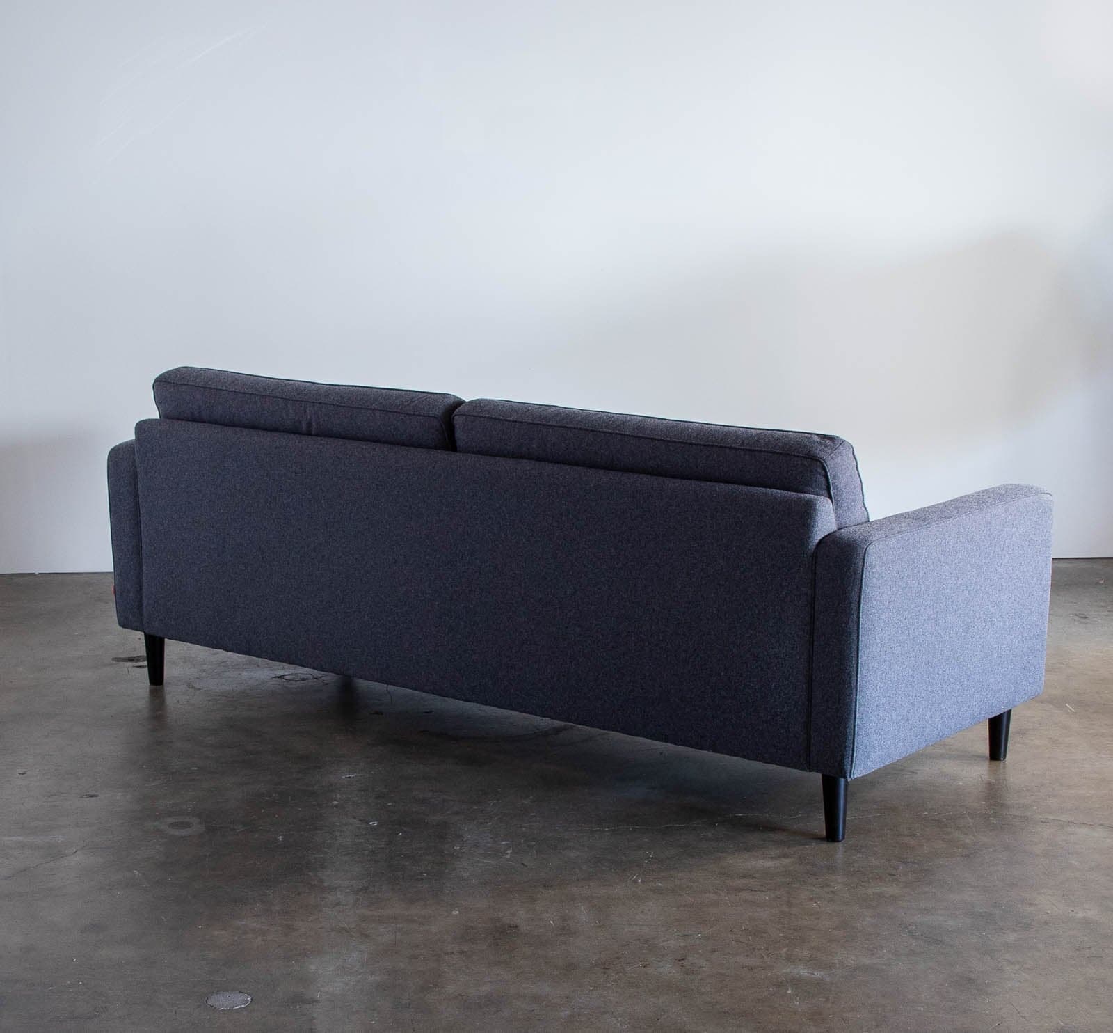 EQ3 Reverie 86" Sofa in Jet Ash - Thumbnail 7