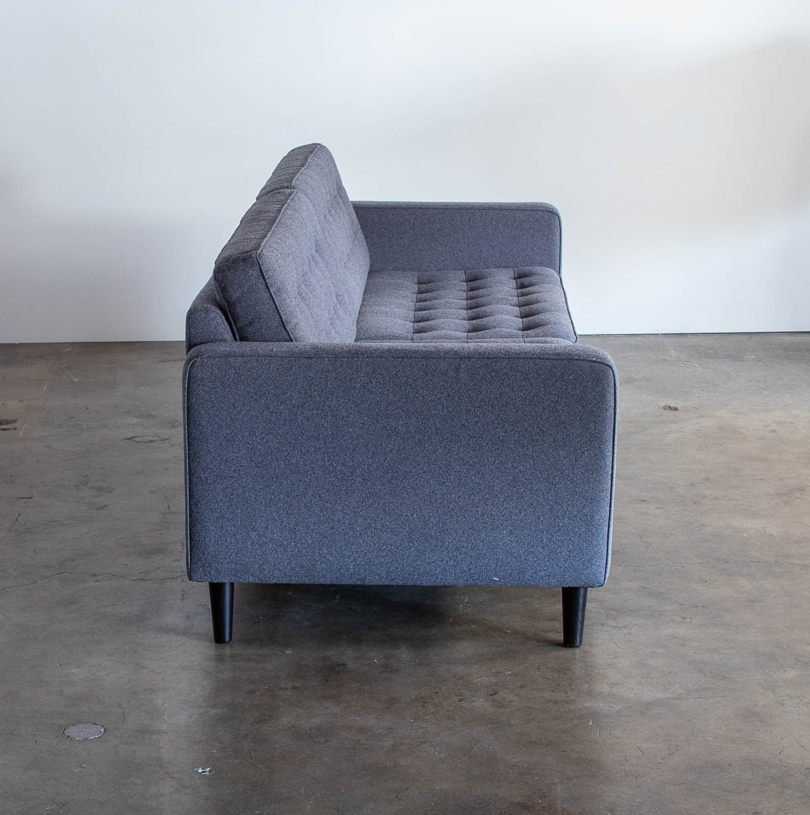 EQ3 Reverie 86" Sofa in Jet Ash - Thumbnail 6