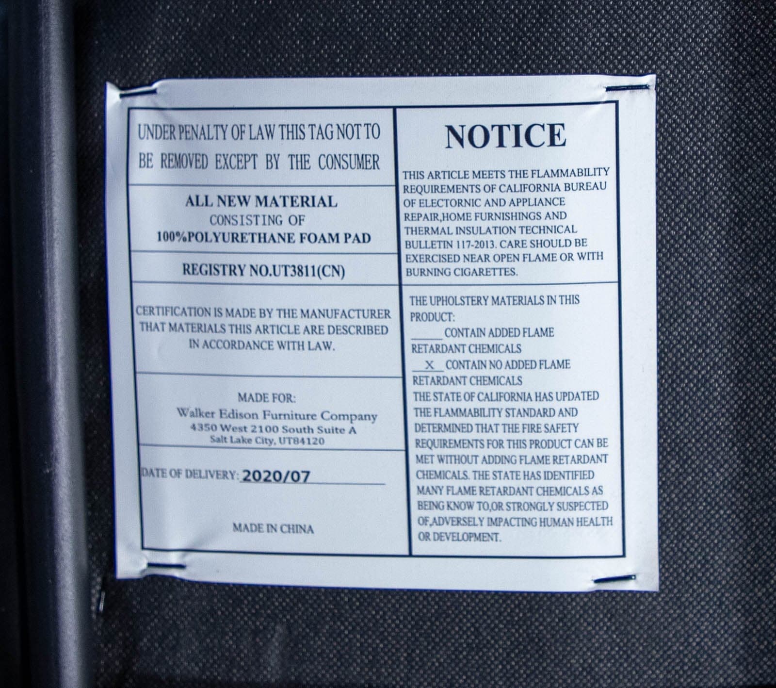 Walker Edison Douglas Urban Industrial Faux Leather Armless Dining Chairs, Set of 2, Black - Thumbnail 8