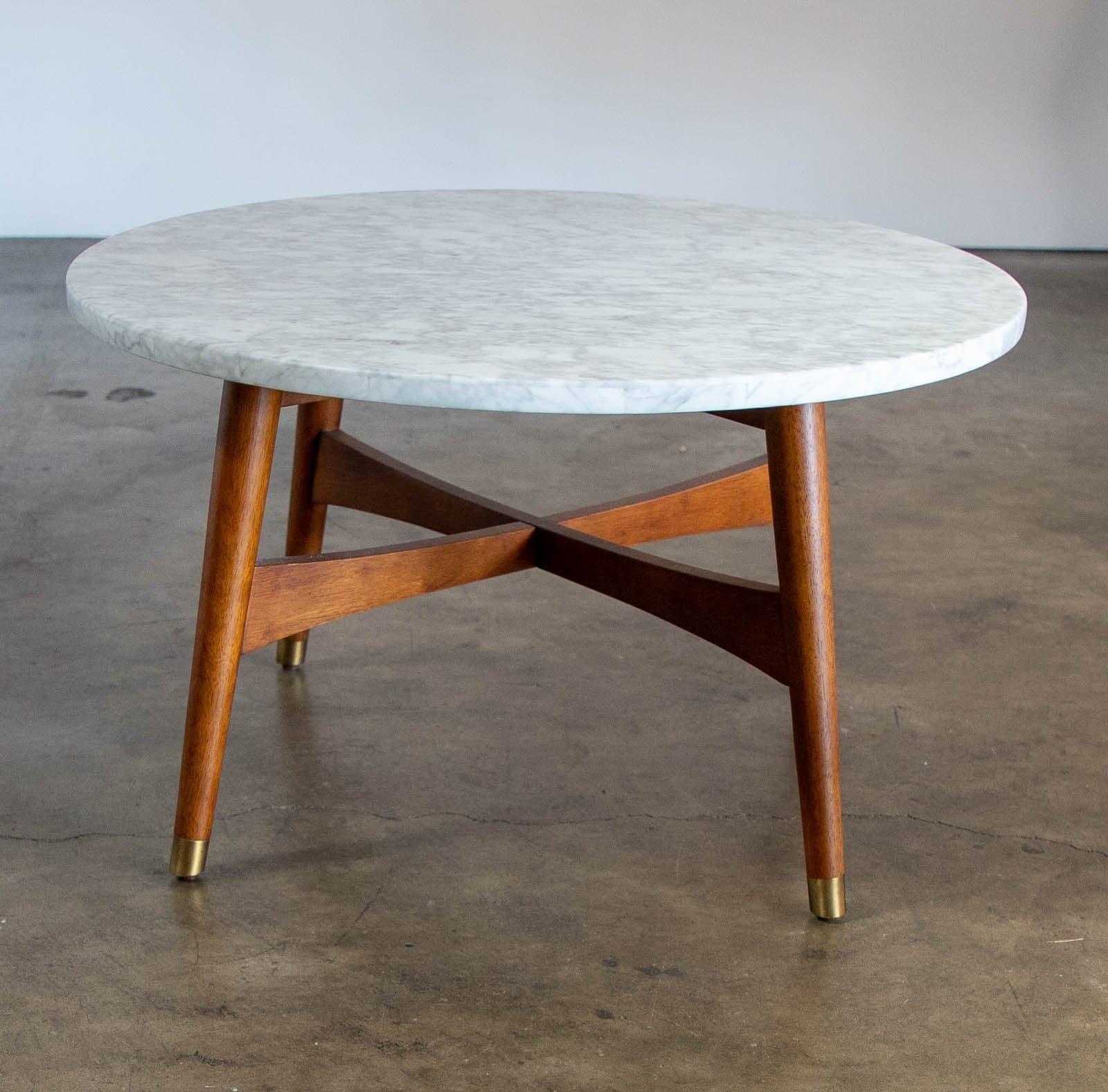 Reeve Mid-Century Coffee Table - Marble - Thumbnail 4