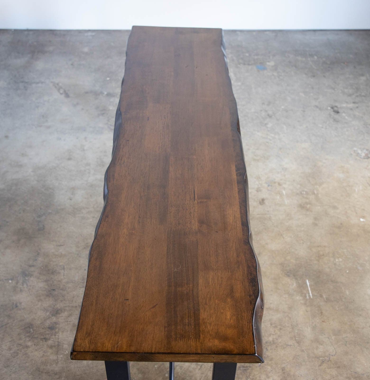 Three Posts Steger Industrial Wood Bench - Thumbnail 4