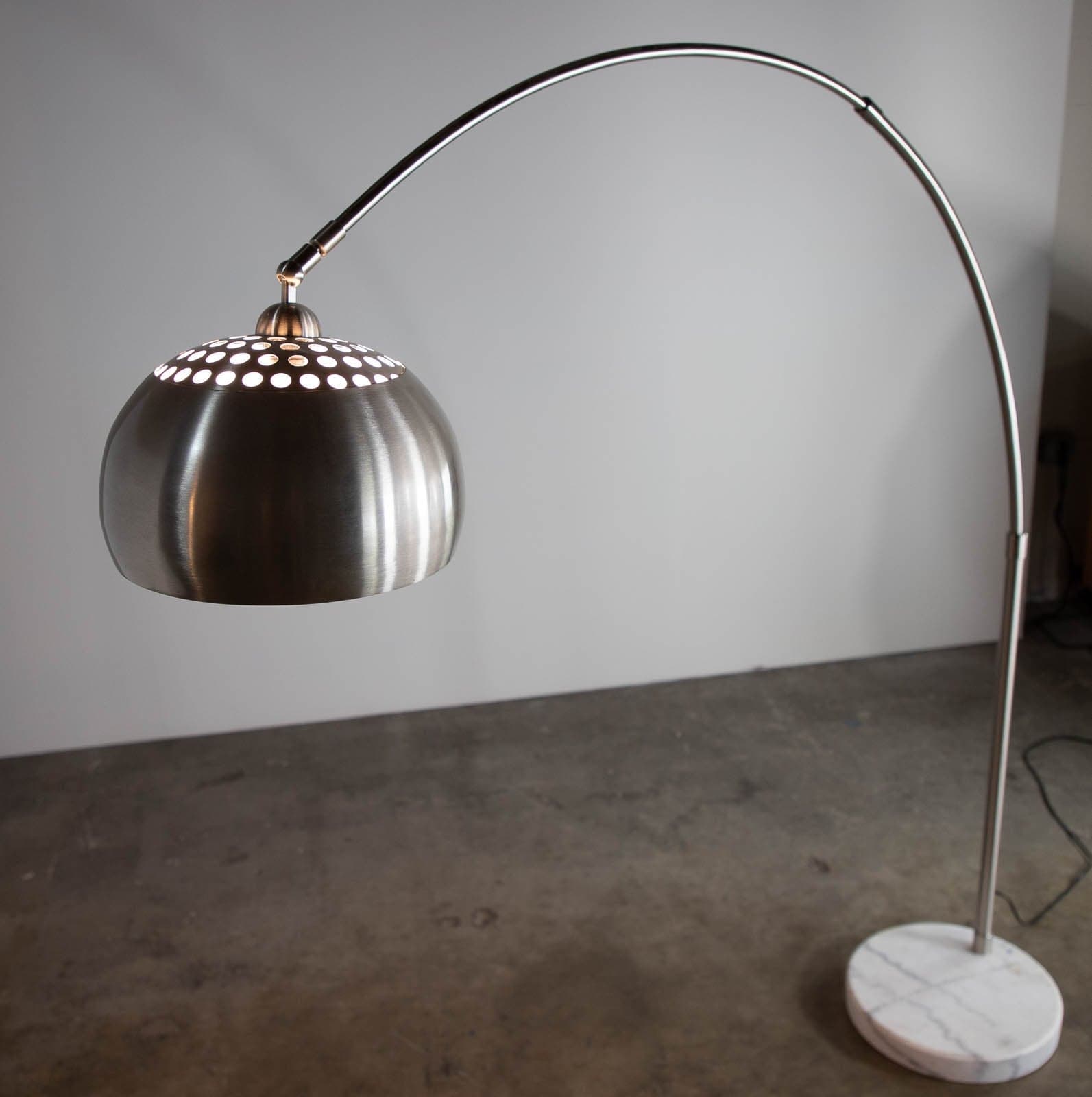 EQ3 Cast Floor Lamp, Chrome - Thumbnail 2