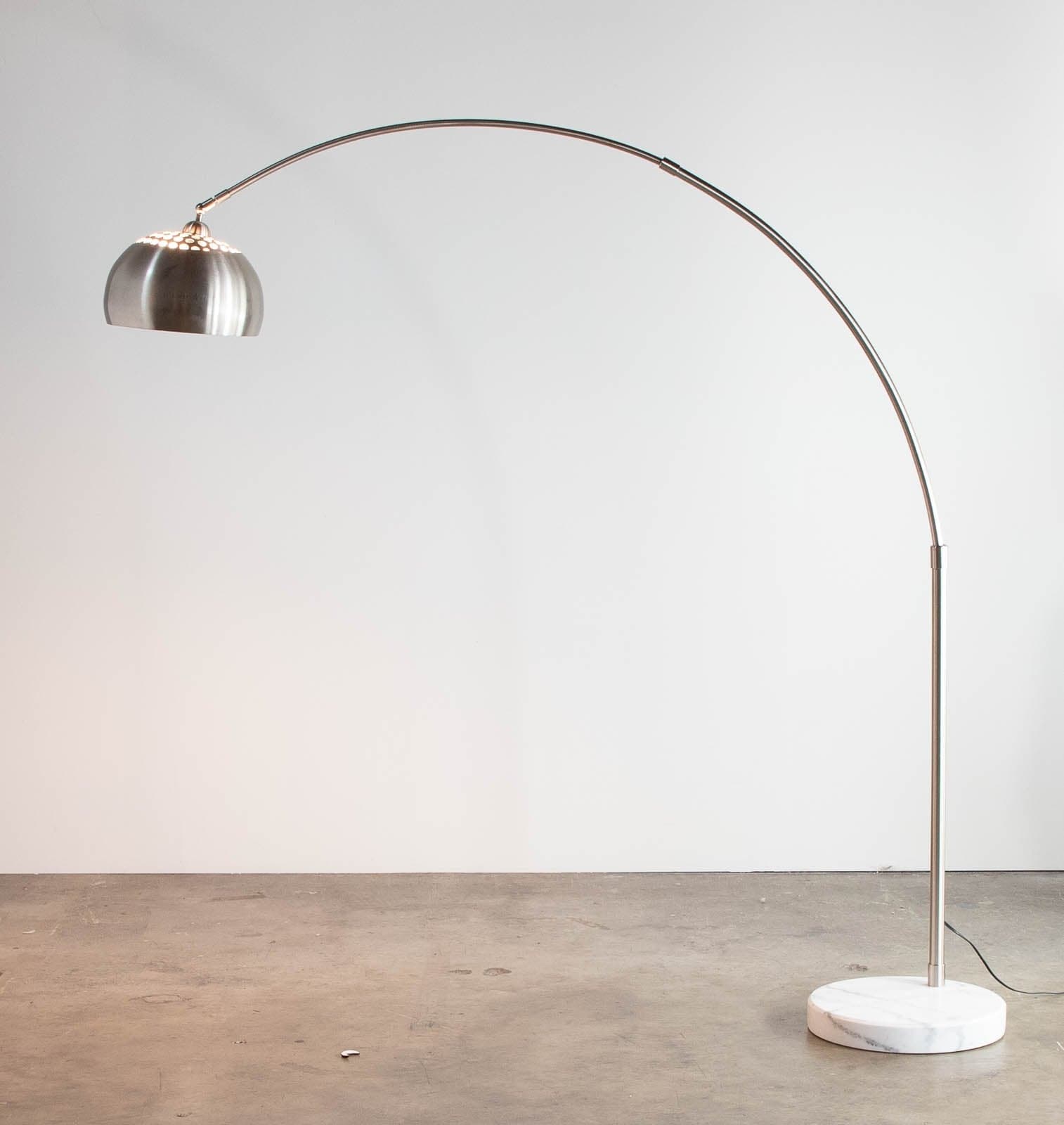 EQ3 Cast Floor Lamp, Chrome