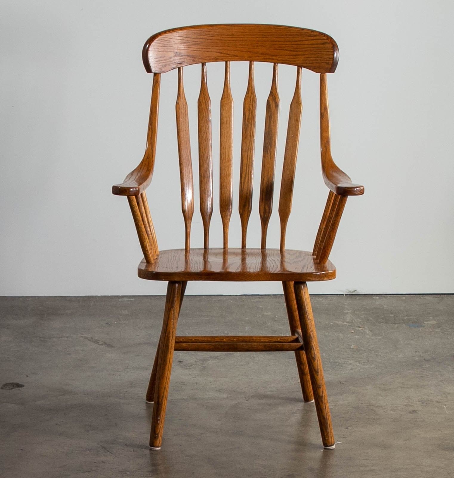 Vintage Wood Armchair - Thumbnail 2