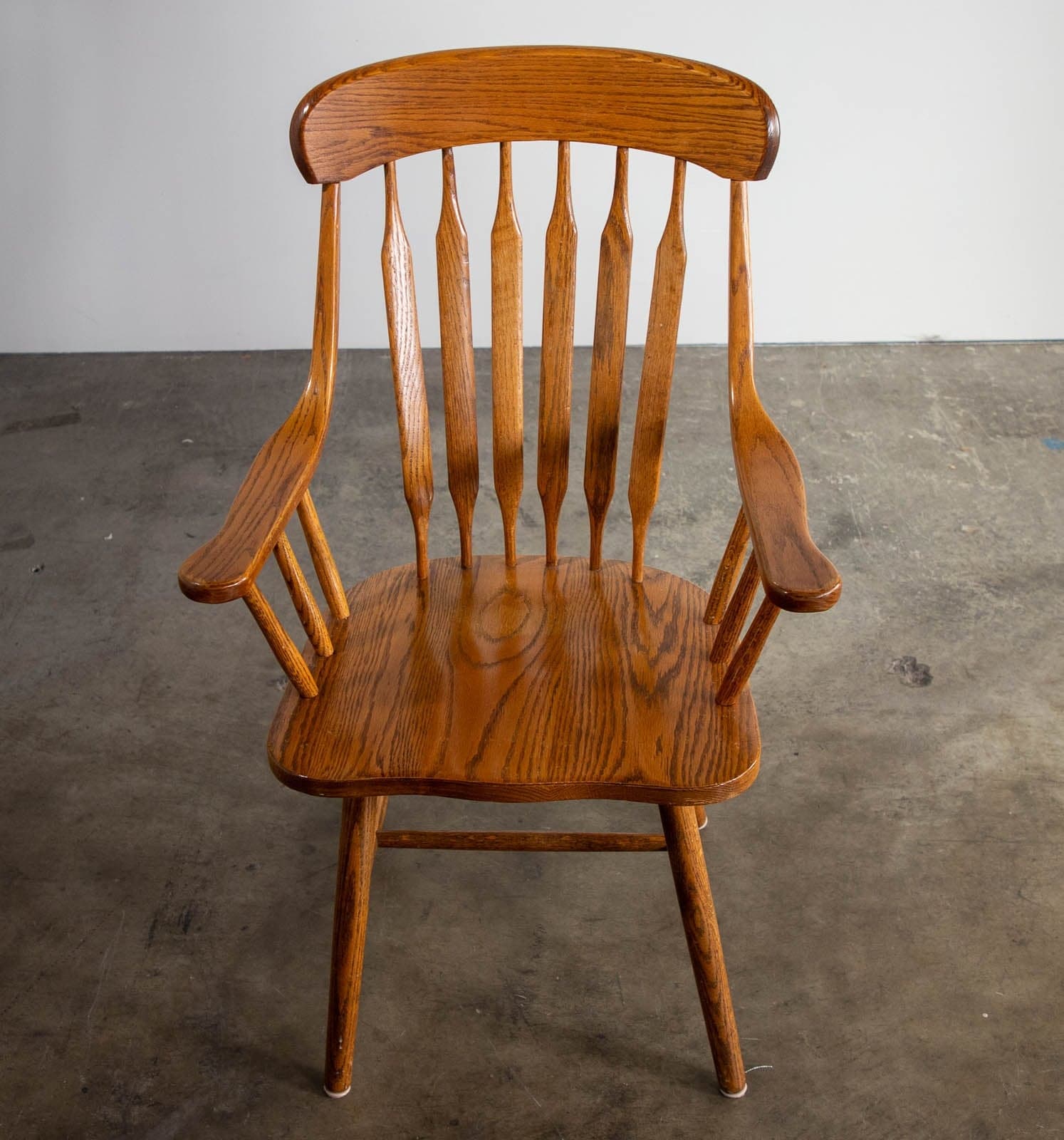 Vintage Wood Armchair - Thumbnail 5