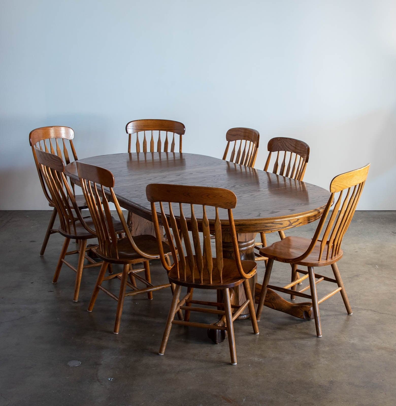 Vintage Wood Clawfoot Dining Table, Expandable to 96" - Thumbnail 13