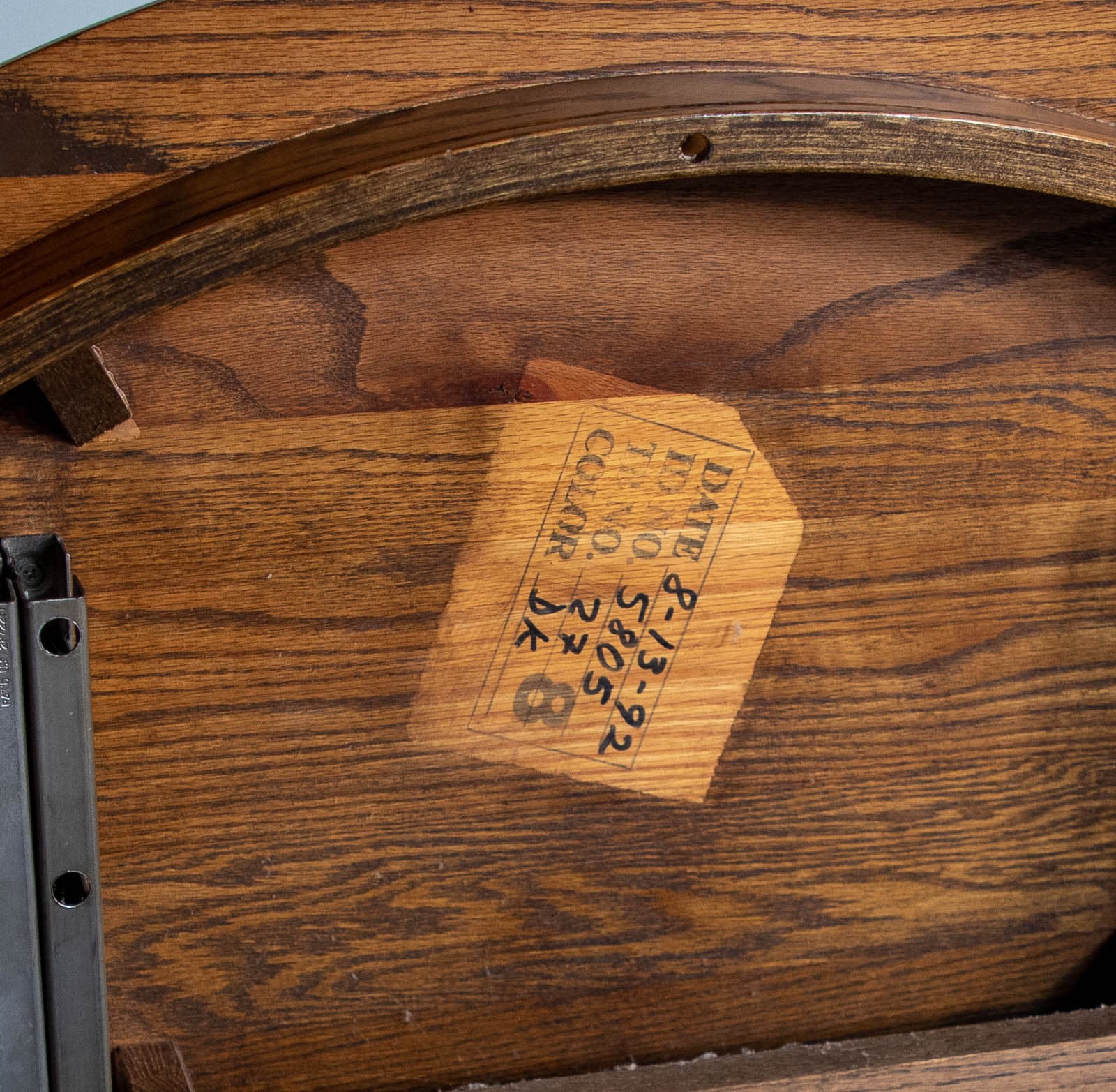 Vintage Wood Clawfoot Dining Table, Expandable to 96" - Thumbnail 12