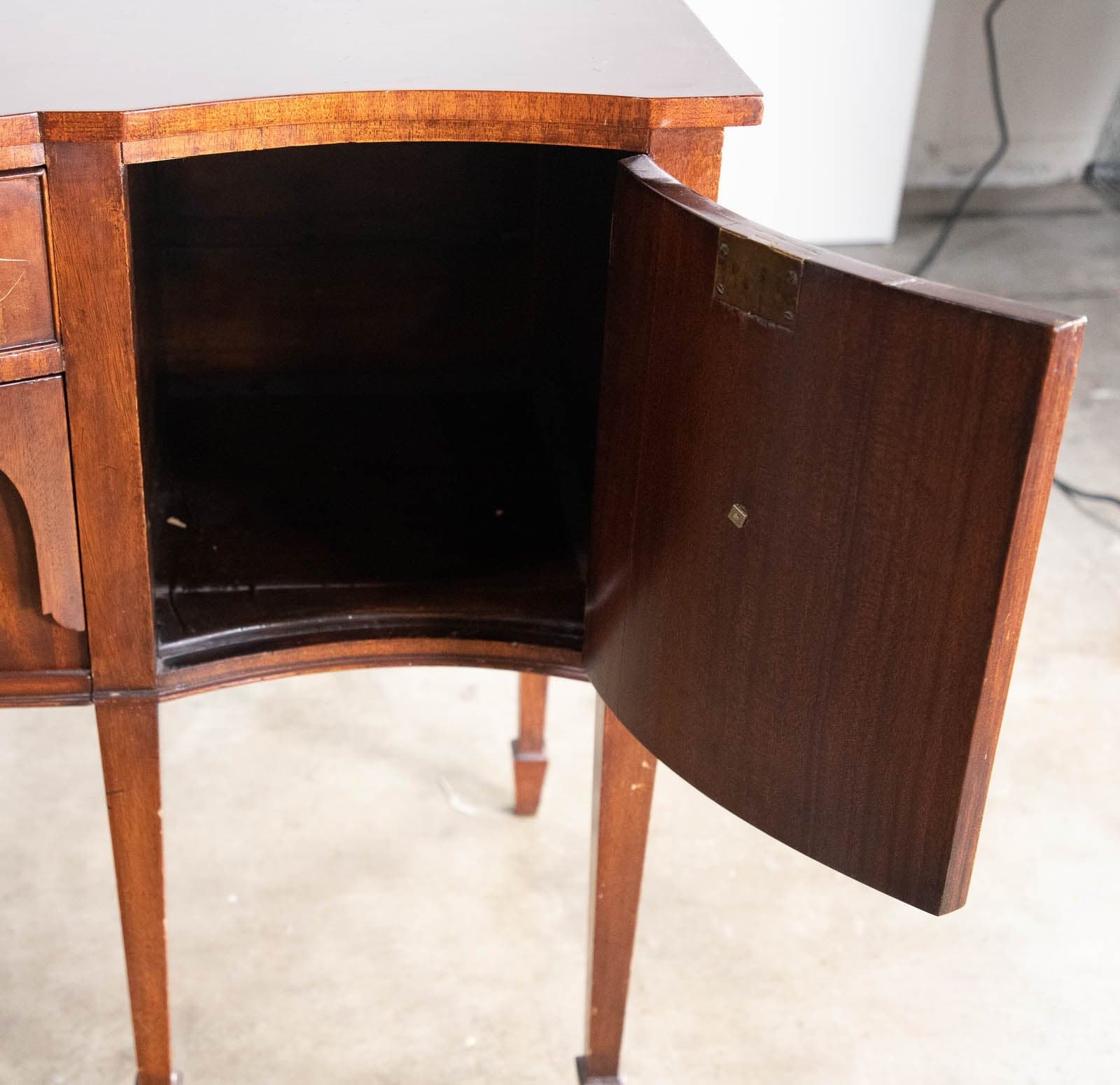 Vintage Serpentine Sideboard / Credenza - Thumbnail 11