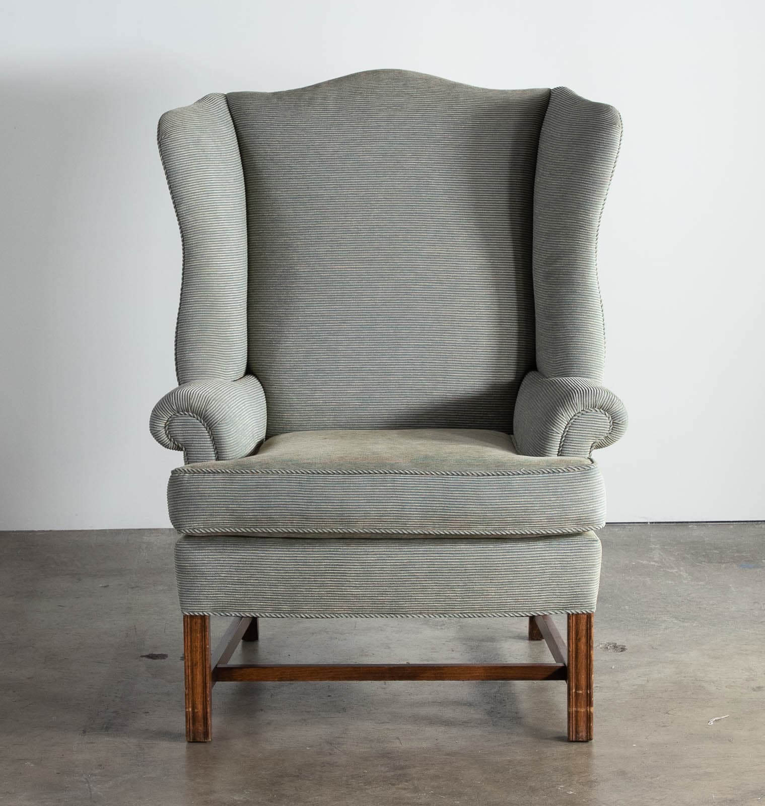 Vintage Wingback Armchair - Thumbnail 3