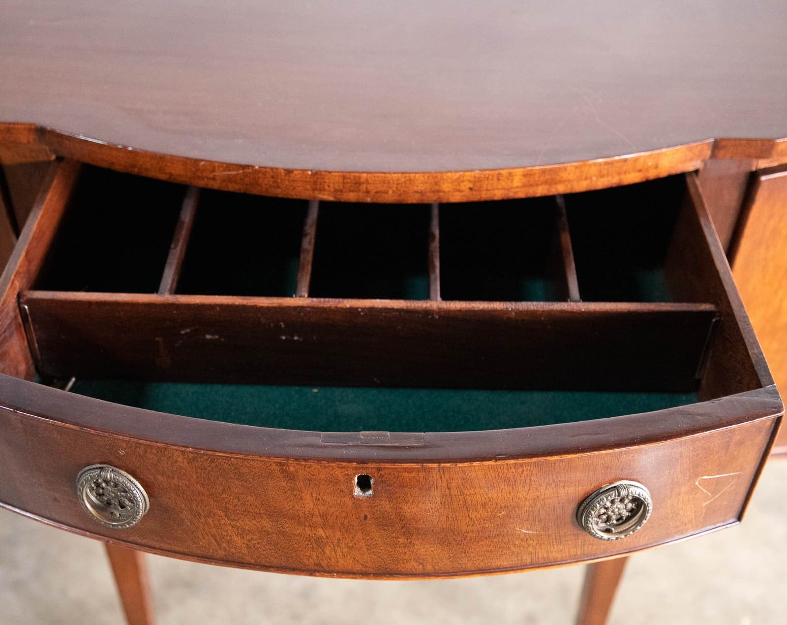 Vintage Serpentine Sideboard / Credenza - Thumbnail 9