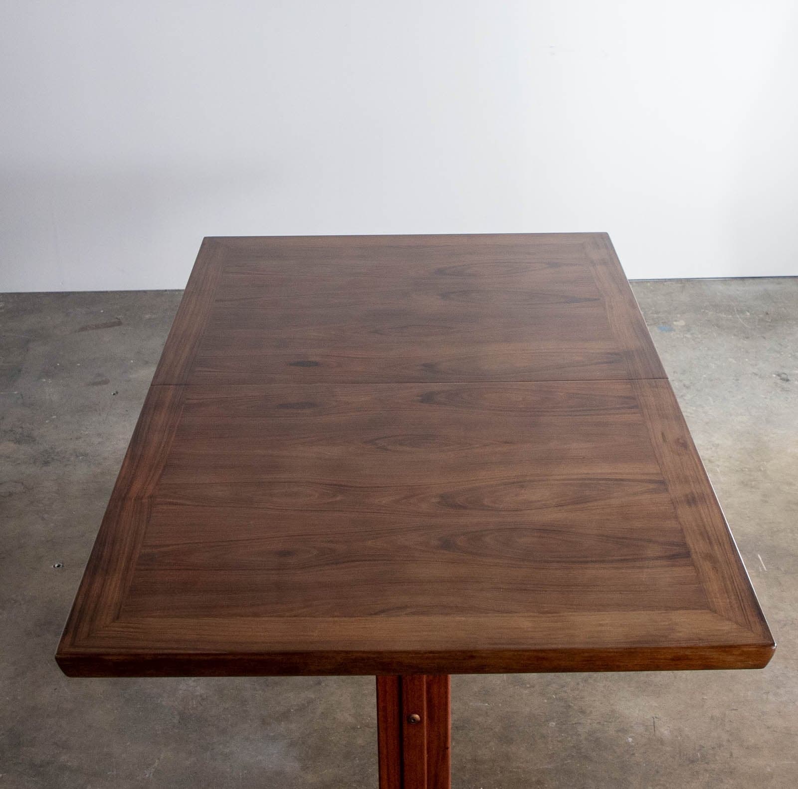 Vintage Wood Dining Table, Expandable - Thumbnail 4