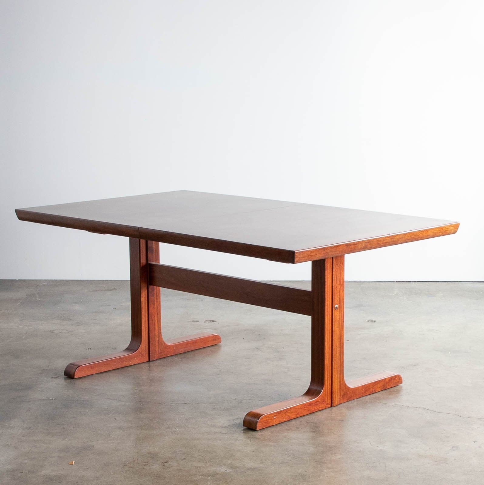 Vintage Wood Dining Table, Expandable - Thumbnail 2