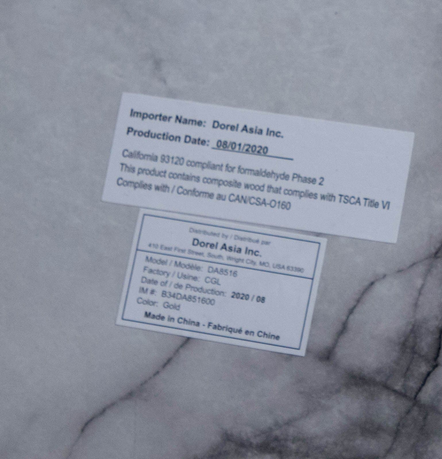 Round Dining Table with Quartz Top and Metal Base, 48" - Thumbnail 4