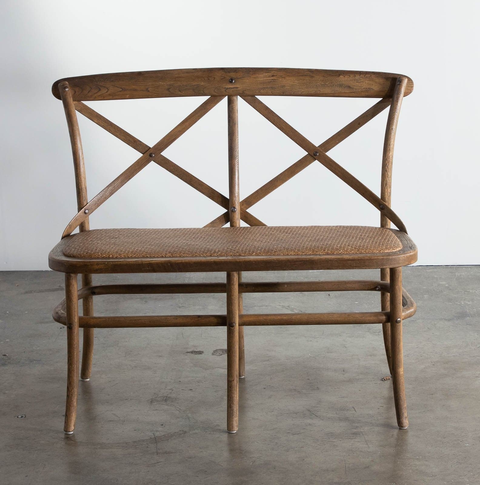 Vintage Rattan Bench - Thumbnail 2