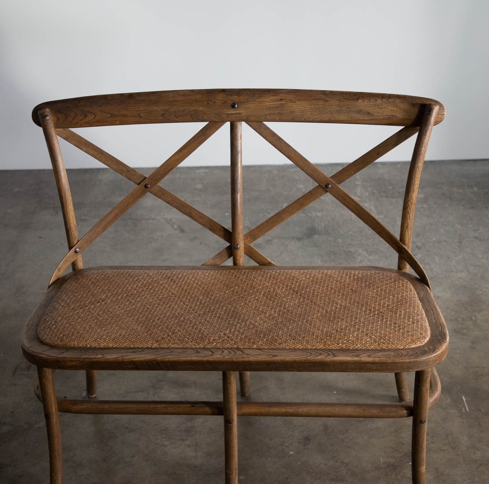 Vintage Rattan Bench - Thumbnail 5