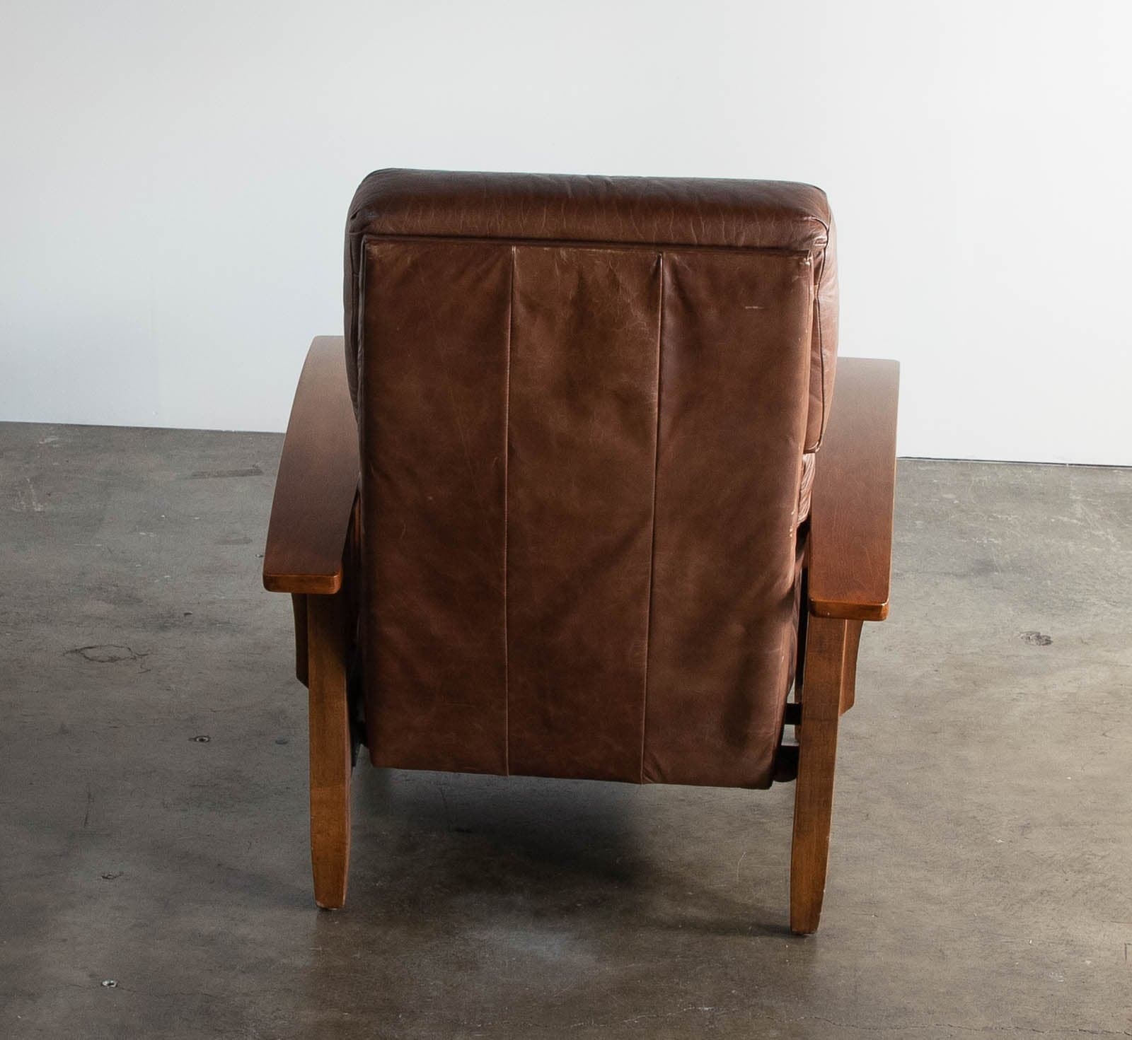 Ethan Allen Mission Style Recliner - Thumbnail 9