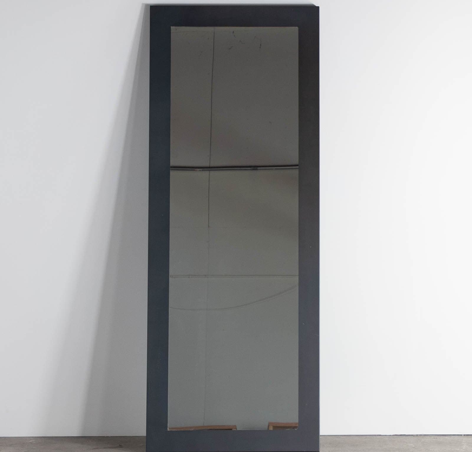 Room & Board Industry Floor Mirror with Steel Frame