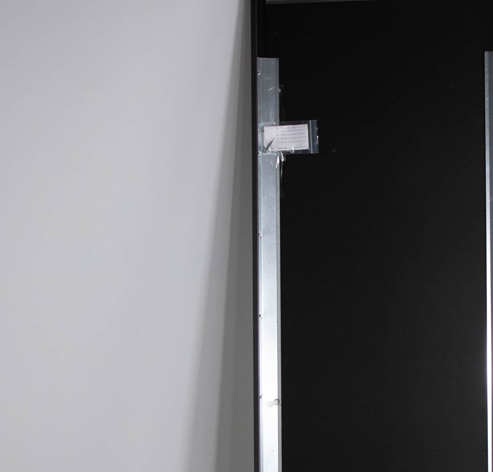 Room & Board Industry Floor Mirror with Steel Frame - Thumbnail 6