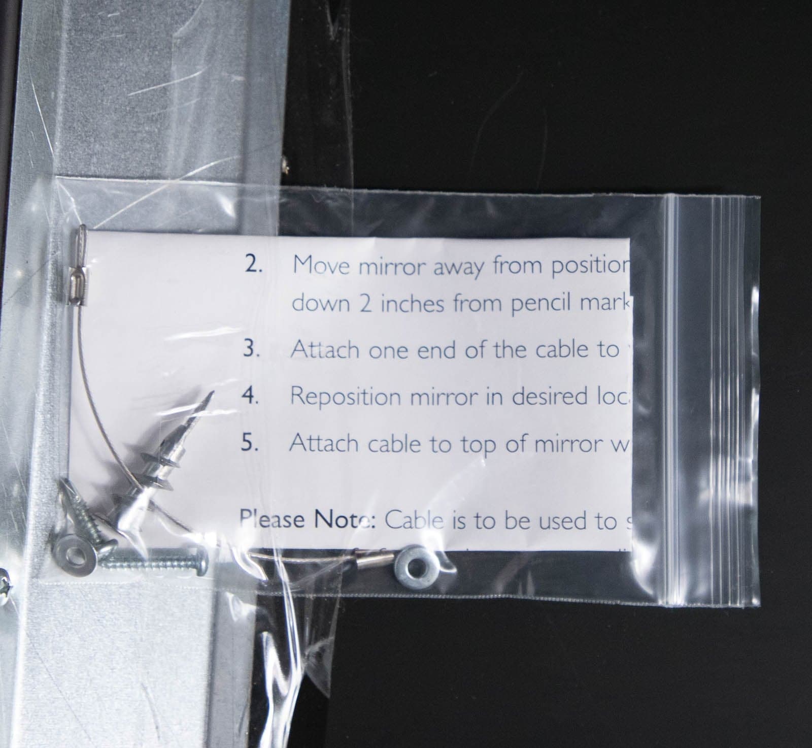 Room & Board Industry Floor Mirror with Steel Frame - Thumbnail 5