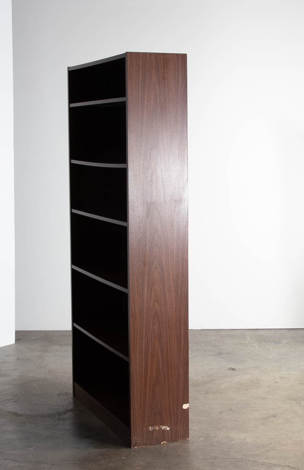 Tall Wood Bookcase with 5 Shelves - Thumbnail 3