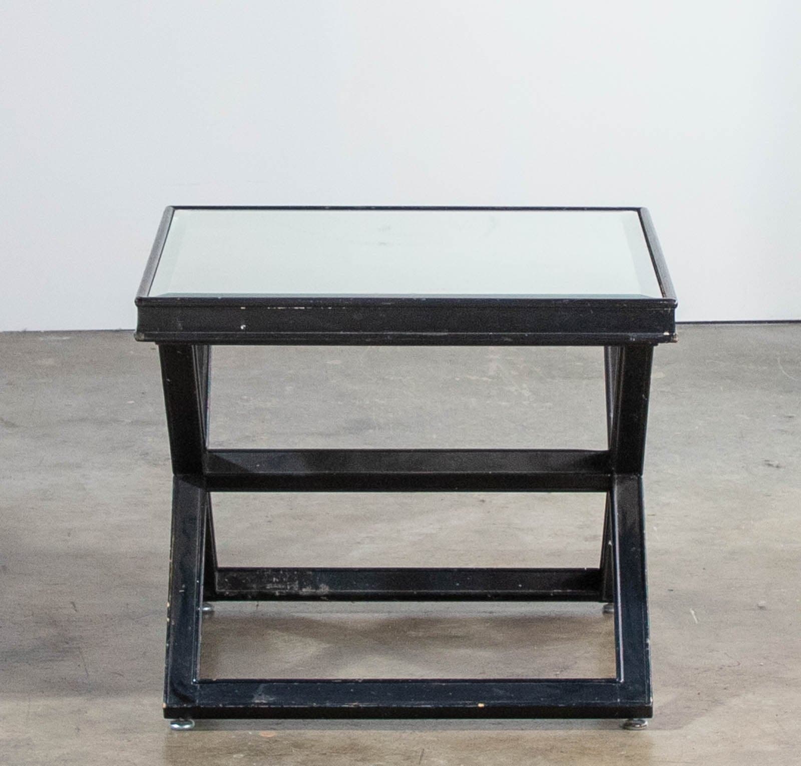 X Cocktail Tables with 1” Beveled Mirror Inset, Katharina Wohl Designs (Set of 2) - Thumbnail 2