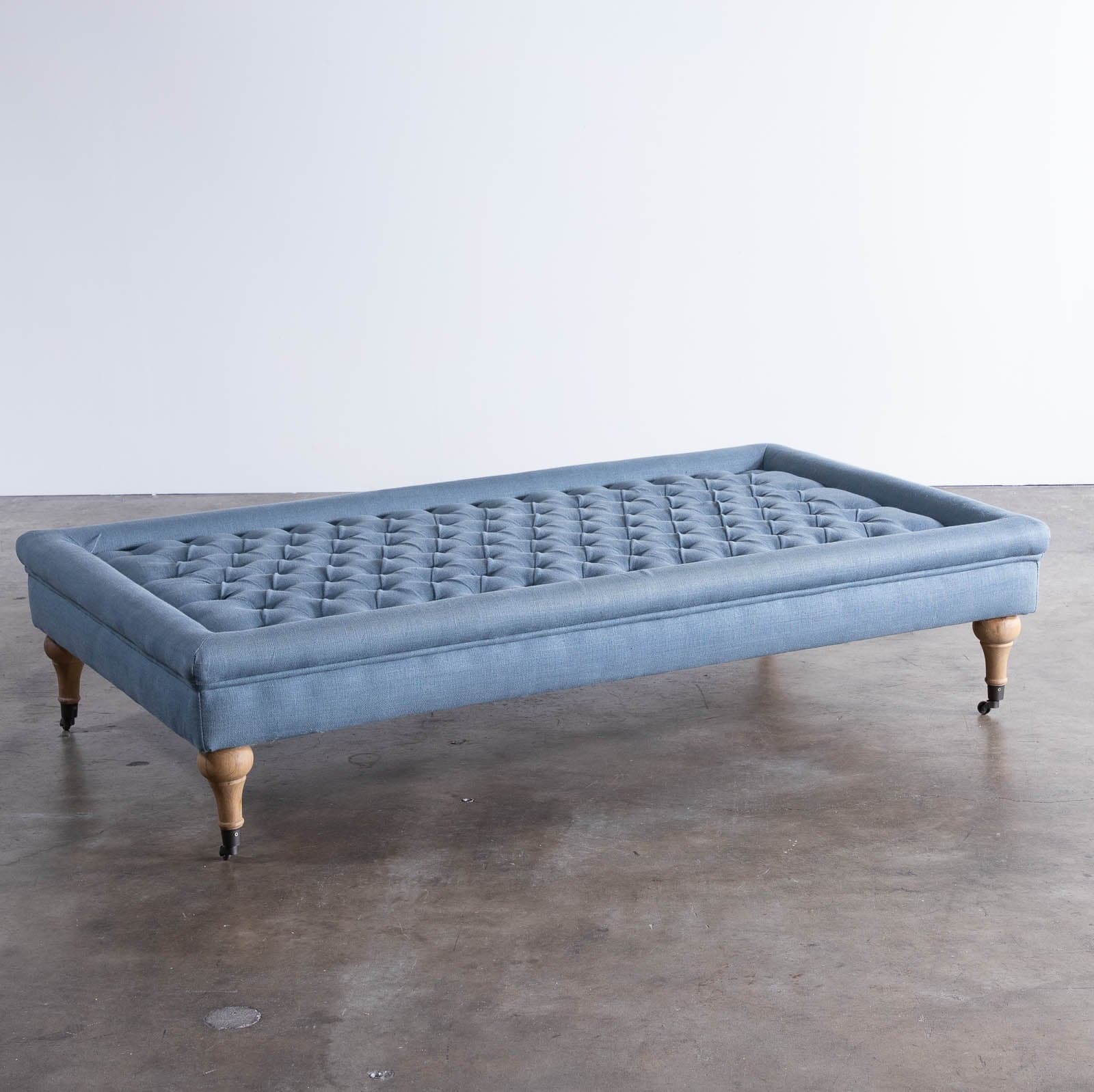 Restoration Hardware Tufted Coffee Ottoman - Thumbnail 6