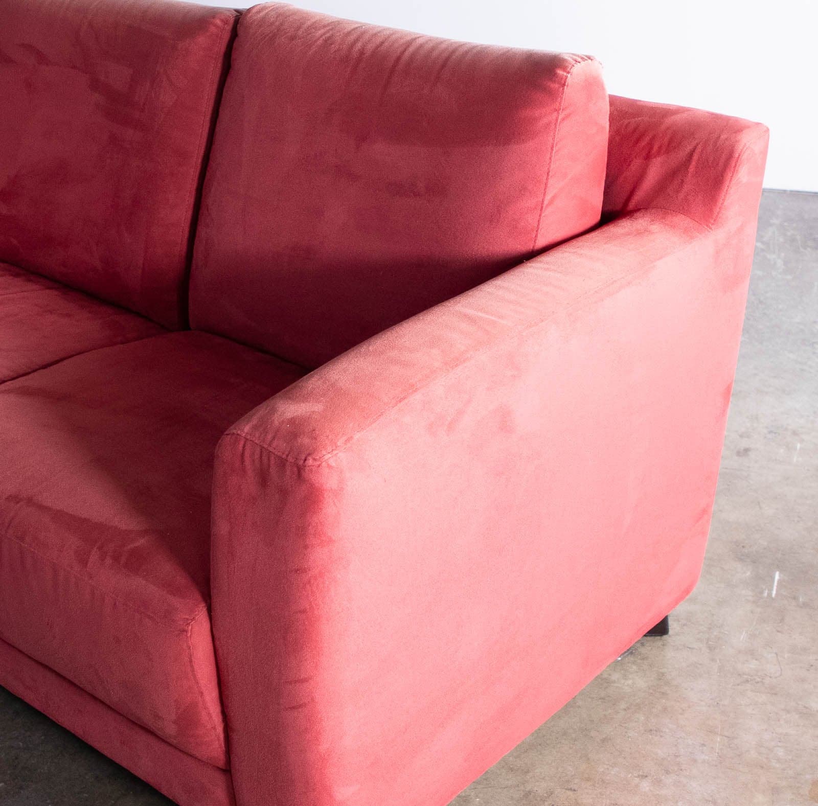 Nicoletti 3-Piece Sectional Sofa, Red - Thumbnail 8