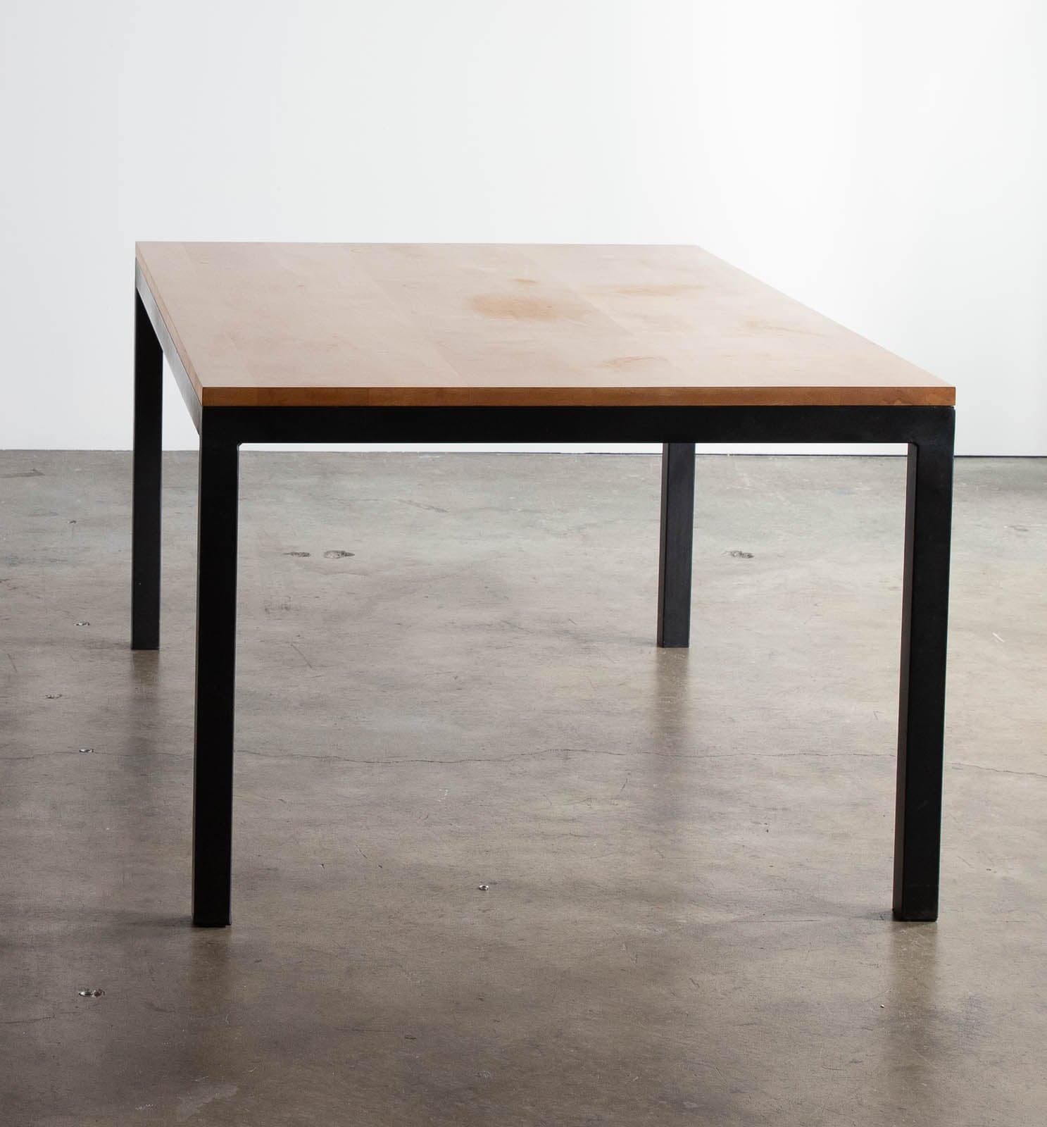 Room & Board Parsons Dining Table with Maple Top and Steel Legs - Thumbnail 2