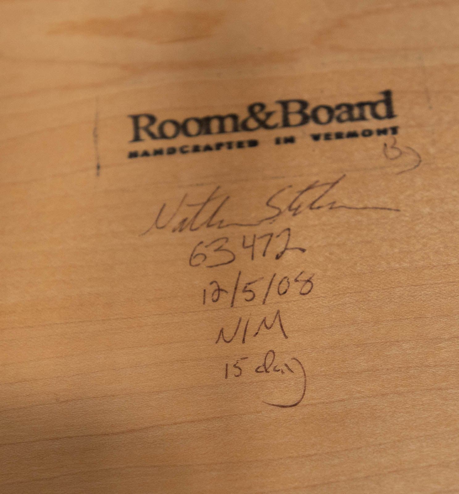 Room & Board Parsons Dining Table with Maple Top and Steel Legs - Thumbnail 6